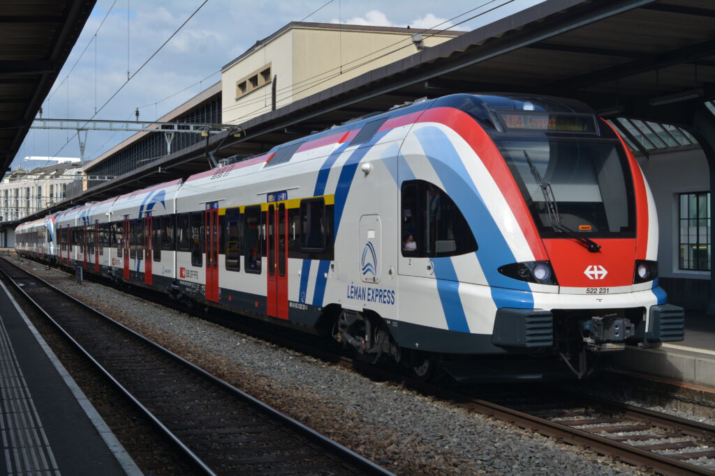 Leman Express (L4 pour Coppet) à Genève 29 avril 2019 Photo : William Lachenal