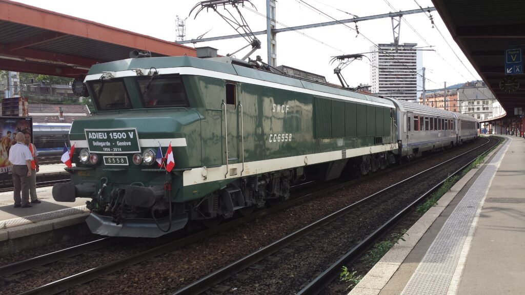 CC6558 à Genève, le 5 juillet 2014 Photo : Samuel PELLISSIER