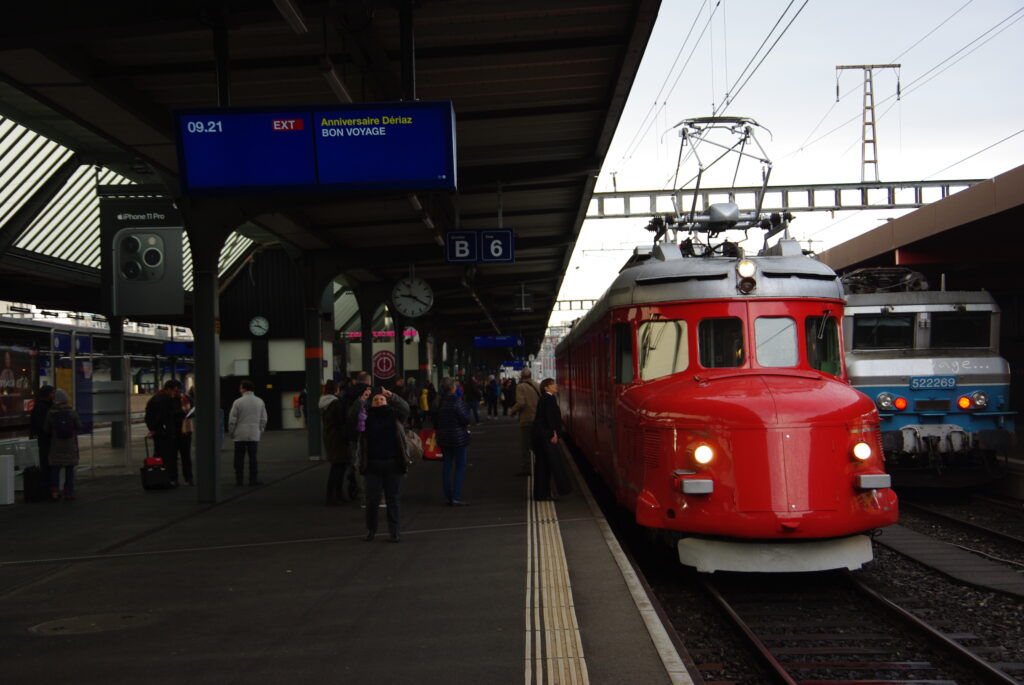 Flèche-Rouge à Genève le 16 novembre 2019 Photo Jean MAURICE