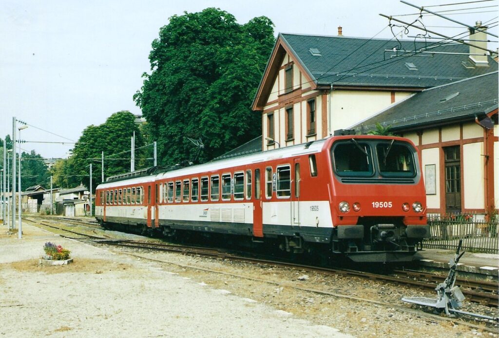 Z 9595 + 19505 Geneve Eaux-Vives le 28 juillet 1999 Photo Eric RAHM - Collection William LACHENAL