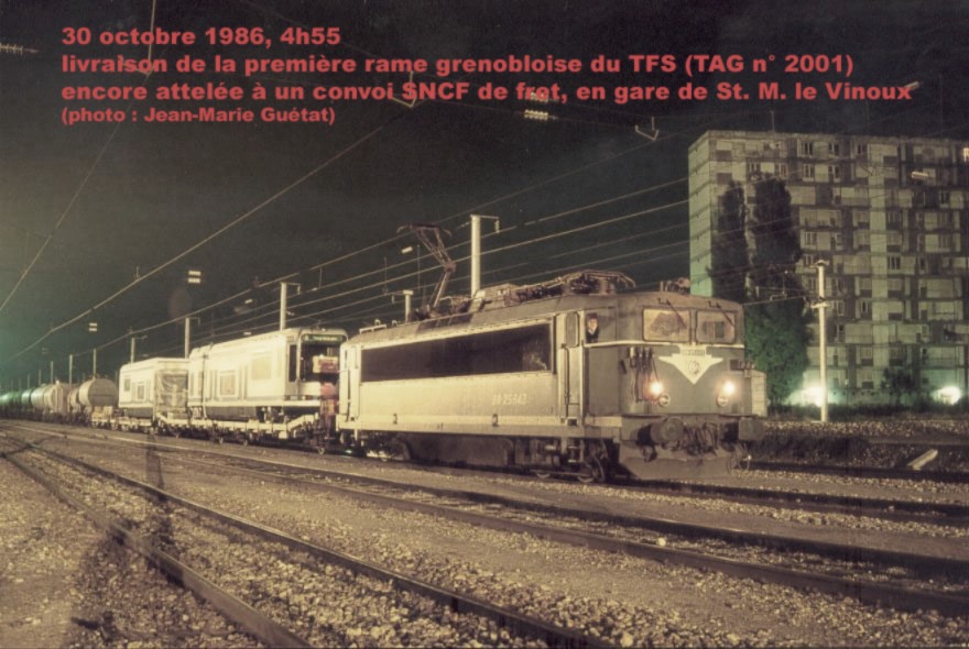 Livraison de la première rame du tramway grenoblois Photo : Jean-Marie GUETAT