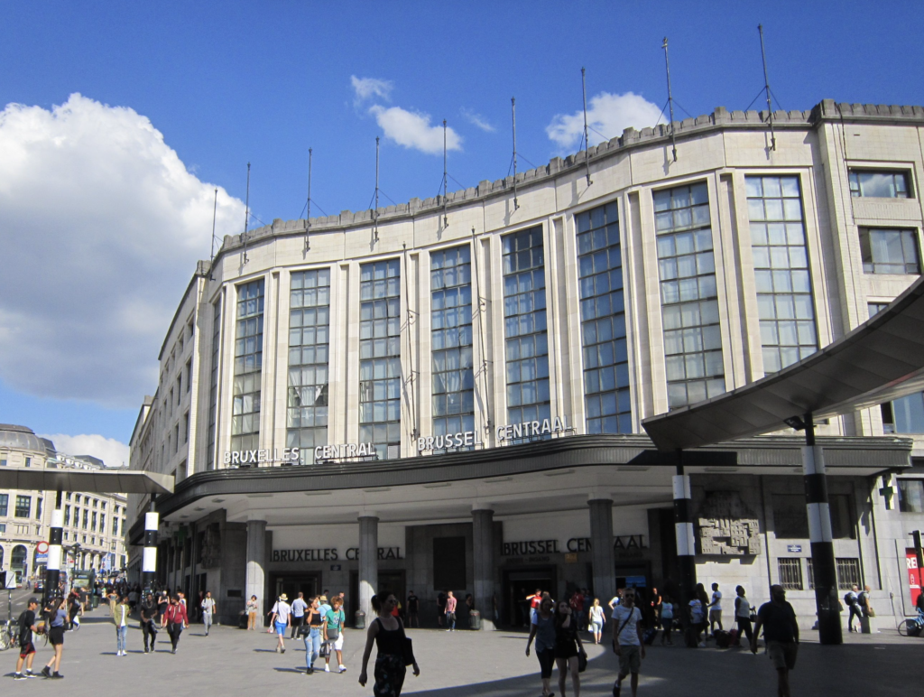 Gare SNCB de Bruxelles Central Photo SNCB